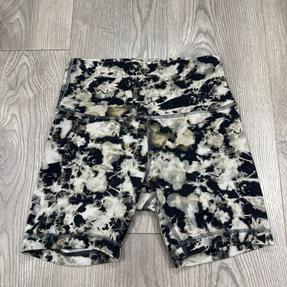 Lululemon Wunder Train High Rise Shorts 6" Sz 6 In Dispersed Light Raw Linen - Picture 3 of 6